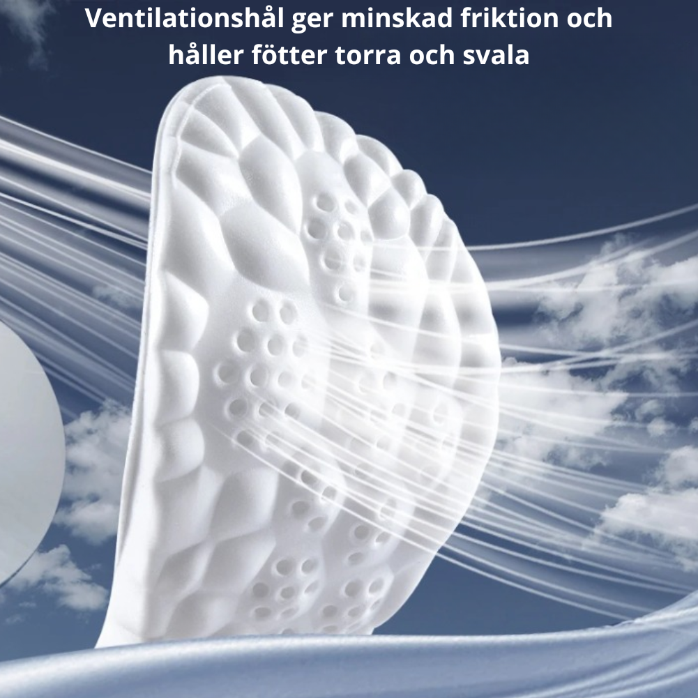 Semelles intérieures confortables et amortissantes