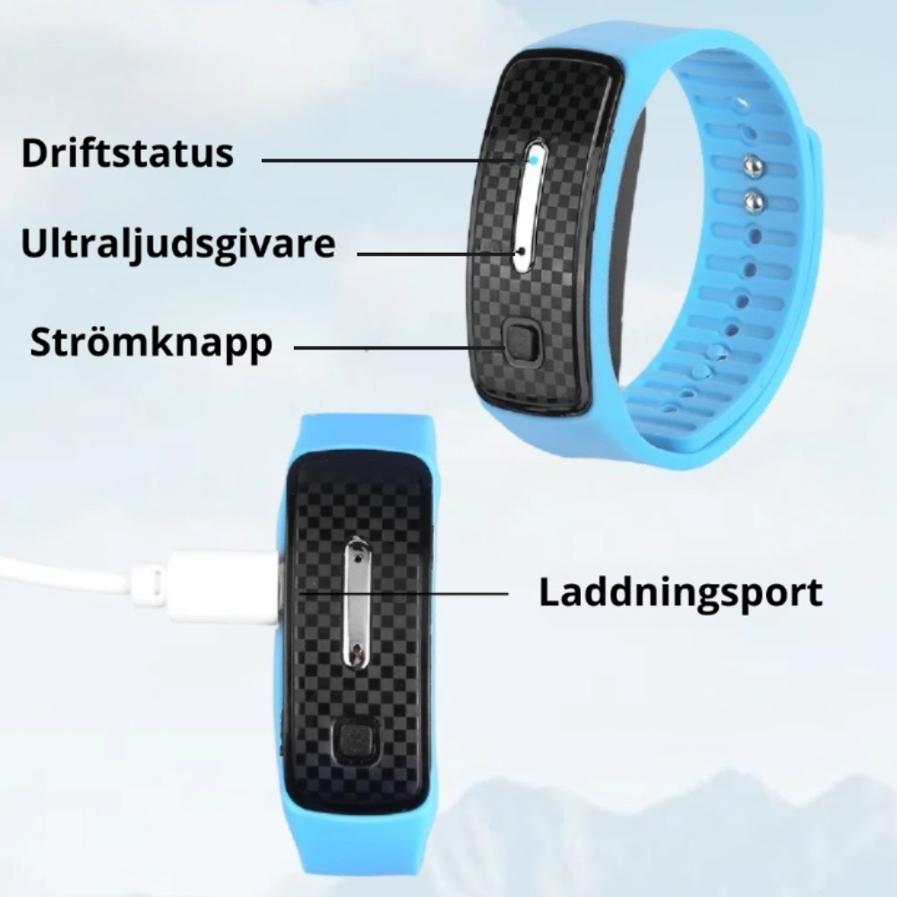 Ultraljudsarmband mot myggor