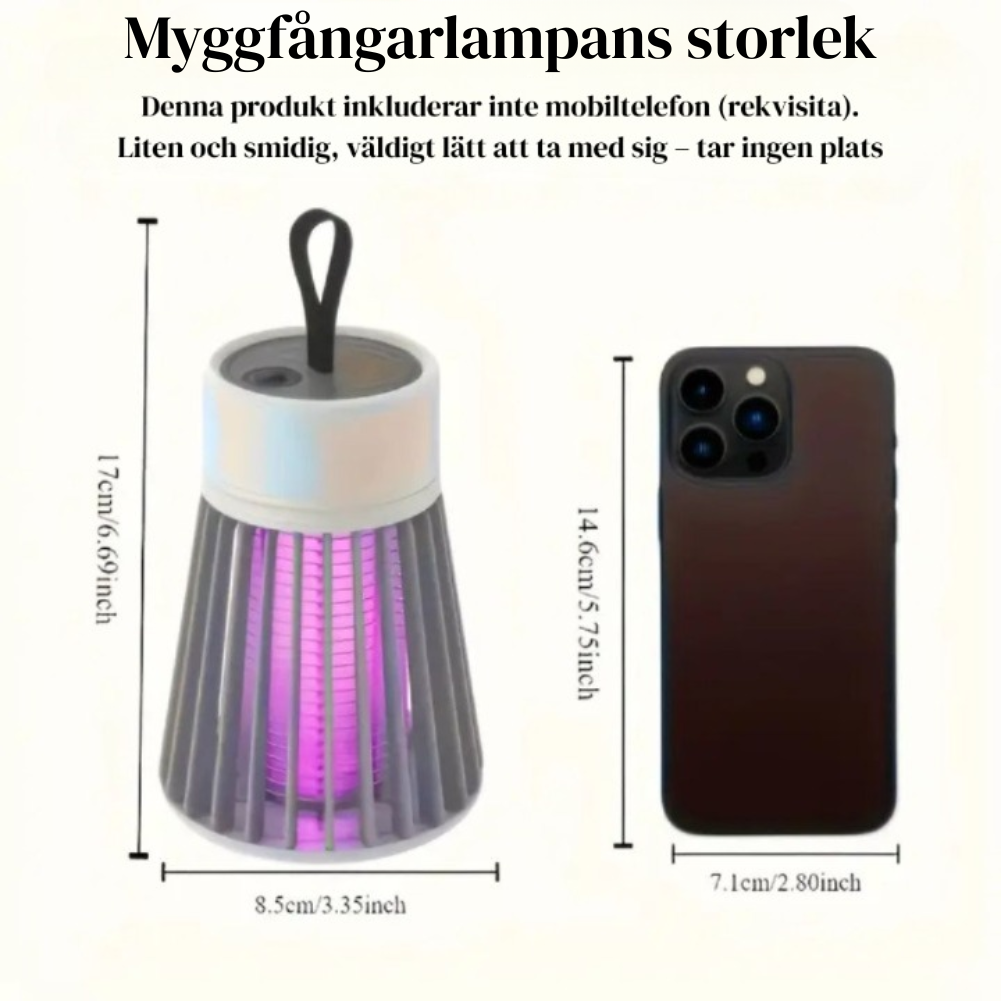 Bärbar Elektrisk Myggfångare