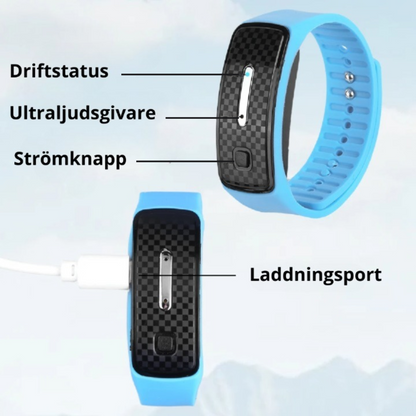 Ultraljudsarmband mot myggor